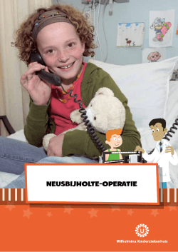 Neusbijholte-operatie (2014) - Wilhelmina Kinderziekenhuis