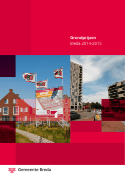 Grondprijzen Breda 2014-2015