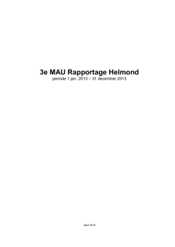 3e MAU Rapportage Helmond