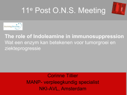 2014 Role of indoleamine in immunosuppression