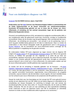 Lees verder - ME/cvs Vereniging