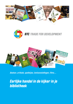 FICHE BIBLIOTHEEK NL - Week van de fair trade