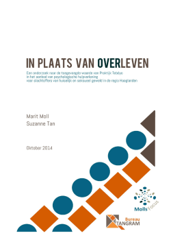 In plaats van overleven