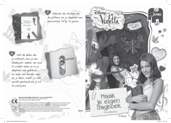 Disney Violetta Maak Je Eigen Dagboek