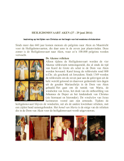 uitgebreide informatie - Stichting Katholiek Erfgoed