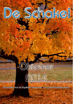 09 -oktober - 2014 - Baptistengemeente Hoogezand