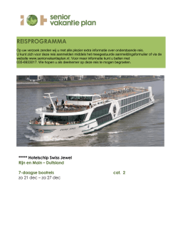 Kerstcruise Rijn en Main