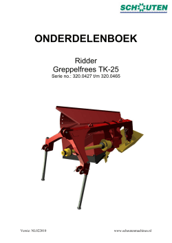 Serial: 320.0427 - Schouten Machines