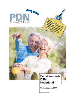 Brochure Pensioenfonds DSM Nederland