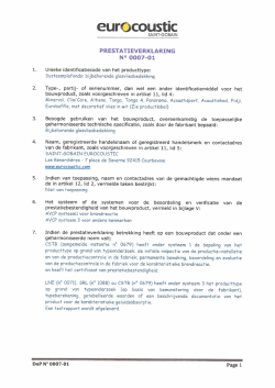 DoP-0007-01 - Eurocoustic