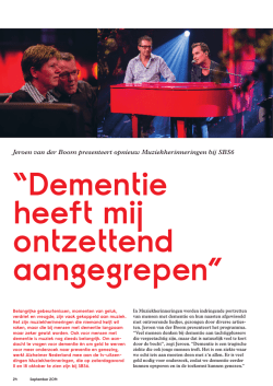 Jeroen van der Boom presenteert opnieuw Muziekherinneringen bij