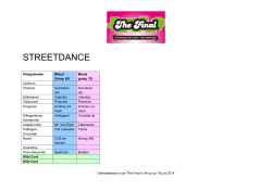 STREETDANCE