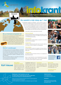 Infokrant april 2014
