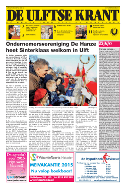 Ulftse Krant Sinterklaas 2014