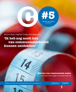 Bekijk de PDF van Magazine C 5