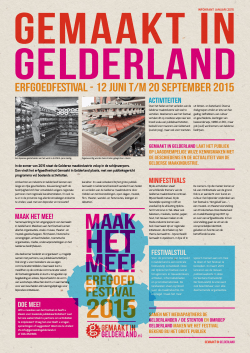 Bekijk hier de Gemaakt in Gelderland infokrant