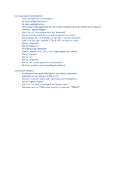 Driver installeren