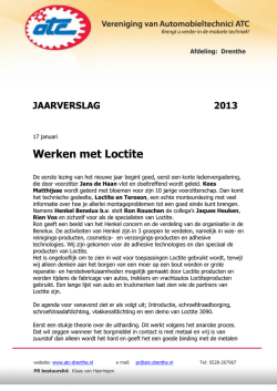 Jaarverslag 2013