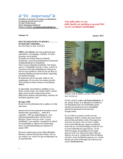De Ampersand no.14 januari 2014