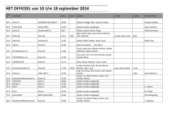 HET OFFICEEL van 10 t/m 18 september 2014