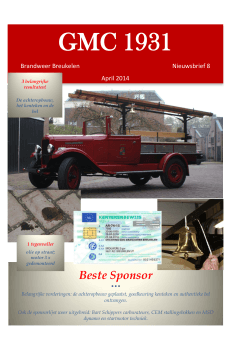 Nieuwsbrief april 2014 - Vrijwillige Brandweer Breukelen
