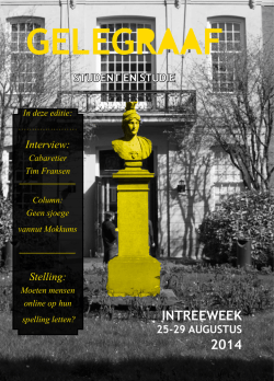 INTREEWEEK 2014 Interview: Stelling: