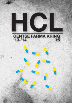 vijfde HCl - Gentse Farma Kring