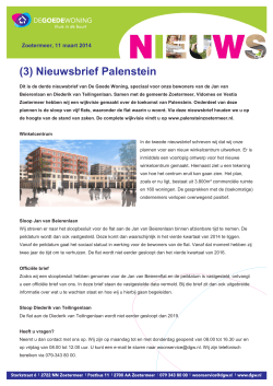 (3) Nieuwsbrief Palenstein JvB en DvT 6 maart 2014