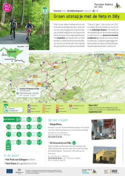 Groen uitstapje met de fiets in Silly