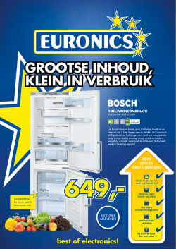 GROOTSE INHOUD, KLEIN IN VERBRUIK GROOTSE
