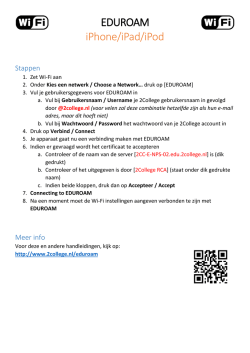 EDUROAM iPhone/iPad/iPod