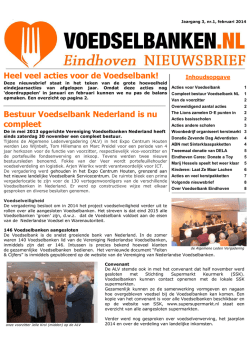 Heel veel acties voor de Voedselbank!