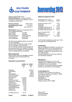 Stichting Roltours Fiscaal nummer Inschrijfnummer KVK Website