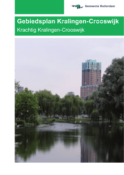 Gebiedsplan Kralingen-Crooswijk