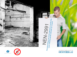 NEN2991 toolbox asbest in de praktijk Oesterbaai 2012
