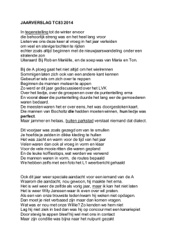 JAARVERSLAG TC83 2014