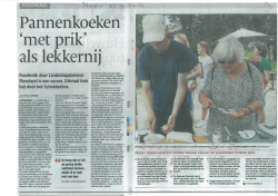 het verslag - Foodwalks