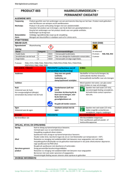 Haarkleurmiddel permanent oxidatief