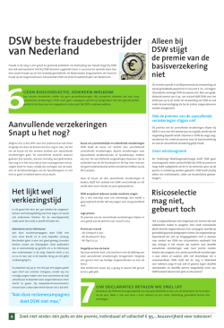 DSW beste fraudebestrijder van Nederland