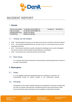 Download PDF: RFO Network Outage