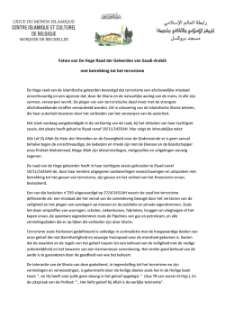 Fatwa van De Hoge Raad der Geleerden van Saudi