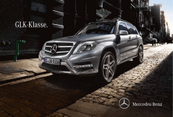 Brochure GLK-Klasse downloaden (PDF) - Mercedes-Benz