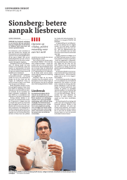 Artikel Leeuwarder Courant 14 februari 2014
