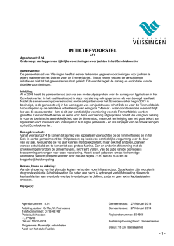 Jachthaven Scheldekwartier - Lokale Partij Vlissingen