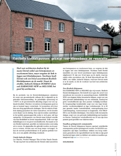 Heel wat architecten denken bij de naam Eternit enkel