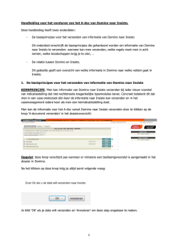 Handleiding verzenden A