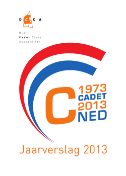 Jaarverslag 2013