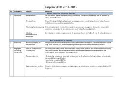 Jaarplan SKPO 2014
