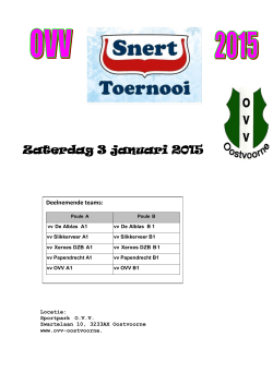 OVV Winter Snert Toernooi 2015 5