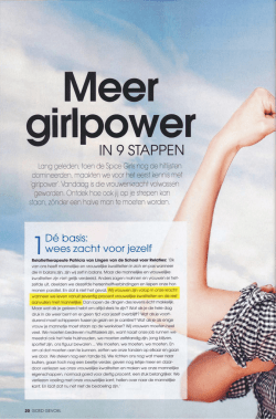 Meer girlpower in 9 stappen